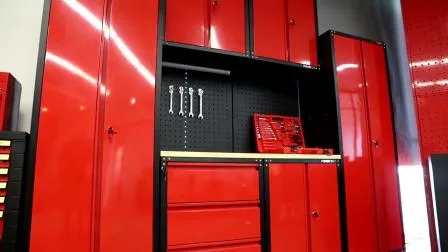 Kinbox 14-teiliger, preisgünstiger Metall-Werkbank-Garage-Aufbewahrungs-Werkzeugschrank im neuen Design